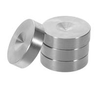 Angoily 4pcs Stainless Steel Speaker Feet Sound Isolation Pads for Subwoofer Amplifier Vibration Dampener Hifi Audio Devices