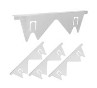 Angoily 4pcs Stainless Steel Stove Gap Covers Stove Side Gap Filler Retractable