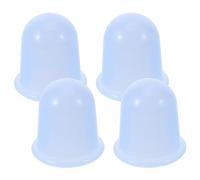 Angoily 4pcs Suction Cup Cupping Therapy Acupuncture Set Portable Vacuum Suction Cup with Soft Silicone Material Athletic Performance for Home Use Suitable for Cupping Beginners
