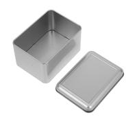 Angoily 4pcs Tinplate Tea Cans Airtight Metal Storage Containers for Loose Leaf Tea Lids Small Candy Boxes for Biscuits Wedding Goodie Box