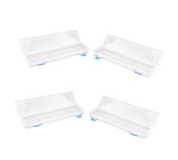 Angoily 4pcs Transparent Watercolor Pen Case Painting Brush Storage Box Organizer for Gouache Oil Painting Tools Creative Art Supplies Holder for Students and Artists