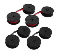 Angoily 4pcs Typewriter Ribbon Wide Ribbon for Typewriter Universal Replacement Spool Ink for Twin Spool Twin Ink Wide Black Abs