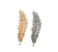 Angoily 4pcs Vintage Leaf Hair Clips for Hair Accessories, Alloy Material with Delicate Ergonomic Design, Stylish and Time-saving Clips Suitable for Daily Wearing and Party Purpose