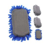 Angoily 4pcs Washable Chenille Sponge Whiteboard Erasers for Classroom and Office Dry Erase Board Cleaner for Blackboards Whiteboards Glass Surfaces Portable Small Erasers