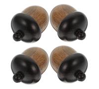 Angoily 4pcs Wooden Nut Ornament Acorn Box Jewelry Pendant Acorn Hanging Decor for Crafting for DIY Keychain Charm Autumn Thanksgiving Party Favor