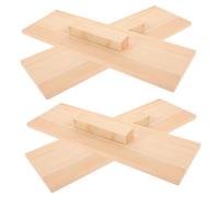 Angoily 4pcs Wooden Soap Mold Loaf Pan Lid Replacement for Rectangular Soap Molds Dustproof Cover Secure Fit Craft Accessory