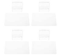Angoily 4sets Nail Art Stamper Silicone Stampers for Nail Stamping Plate Manicure Tools Stamp Scrape Tool Home Salon Use