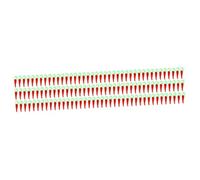 Angoily 4sets Red Pepper Loose Glass Beads for DIY Jewelry Making Unique Charms for Bracelets Necklaces Convenient Craft Material for Creative Designs 100pcs*4