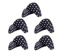 Angoily 5 Pairs Shoe Inserts Cushion for High Heels, Reusable Sponge Foot Brace Round Spot Pattern, Thicken Insoles Filling Empty Shoe Space, Comfortable Support for Women and Adult