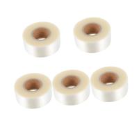 Angoily 5 Rolls Clear Label Protectors Self Adhesive Stickers for Book Barcodes Residue for Classroom Library and Home Use