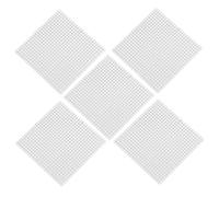 Angoily 5 Sheets Adhesive Mirror Tiles: 5mm Self-Stick Mosaic Squares - Mini Reflective Craft Pieces - Acrylic Tiles for DIY Art Wedding Decor Scrapbooking Silver