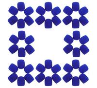 Angoily 50pcs 50pcs Soft Foam Microphone Covers Windscreens for Handheld Headset Mics Fit Splash Protection Reusable Washable Mic Wind Covers for Karaoke Dj Stage