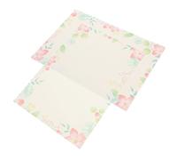 Angoily 50pcs A4 Floral Heart Border Stationery Paper with Versatile Design and Smooth Surface, Romantic and Creative Paper for Birthdays and Crafting, for Writing and Handmade Projects