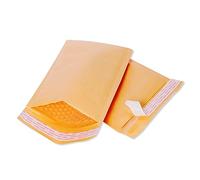Angoily 50Pcs Kraft Bubble Film Mailing Envelopes Shockproof Padded Bags for Shipping Packaging and Mailing for Offices Schools and Shops