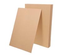 Angoily 50pcs Kraft Cardstock Paper Sheets Thick Brown Handmade Craft Papers for DIY Painting Greeting Cards Origami and Multipurpose Art Projects