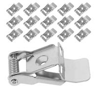 Angoily 50Pcs LED Downlight Spring Clips Heavy Duty Recessed Light Holders with 2-Hole Flat Bracket for Ceiling Spotlight Fixing and LED Strip Channel Mounting