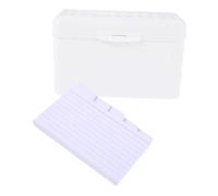 Angoily 50pcs Lined Index Cards with Storage Box Portable Note Cards for Efficient Studying Word Memorization Note Taking for Organizing Your Study Materials