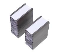 Angoily 50pcs Magnetic Label Holders Strong Price Tag Clips for Warehouse Shelf Management Easy Install Removable Paper Display for Retail and Industrial Use