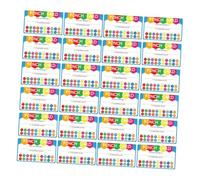 Angoily 50pcs Punch Cards for Classroom Rewards Incentive Award Cards for Students Multifunctional Teaching Props for Primary School Attractive Design to Motivate Behavior