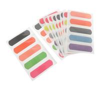 Angoily 50pcs Self-Adhesive Fingertip Bandages Made of Pe Material, Easy to Tear and Breathable, Practical Colourful Wound Patches Suitable for Sports and Outdoor First Aid