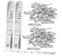 Angoily 50Pcs Soft Measuring Tape for Sewing Compact Dual Sided Tailor Tape Measure Cloth Measurer for Body Easy to Store and Carry for Home and Professional Use Random Color