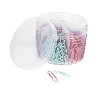 Angoily 540Pcs Assorted Colored Bone Shaped Paper Clips File Clips for Office Home School Stationery with Strong Clamping Force and Lightweight Portable Design