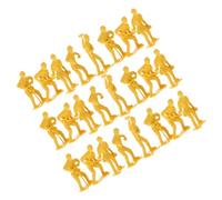 Angoily 54Pcs Engineering Worker Model Set Durable Plastic Figures for Educational Play People for Display Imagination Development Safe Easy to Store