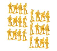 Angoily 54pcs Realistic Engineering Workers Models Play Set for Durable Plastic Construction Figures for Creative DIY Educational Tool Kit to Enhance Cognitive Skills and Imaginative Play