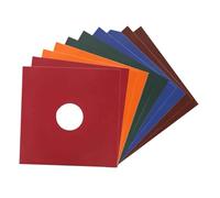 Angoily 5pcs 12-inch Vinyl Record Outer Sleeves Album Protective Covers Multi-color Vinyl Record Storage Sleeves for Collectors and Djs