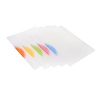 Angoily 5pcs A4 Plastic File Folders with Swing Clip, Multi-Color Document Organizer for Office Desk and School, Lightweight Presentation Folder for Papers and Reports