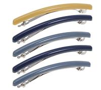 Angoily 5pcs Assorted Colour Candy- Hair Clips for Women and Girls, Iron Material Chic and Creative Side Clip Bobby Pins, Simple Design Hair Accessories for Daily Use and Parties Random Random Color