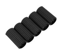 Angoily 5pcs Black Plastic Brake End Caps for Wheelchair Handbrake with 15mm Inner Diameter, Sturdy Material and Low Noise Design, Suitable for Walkers and Wheelchairs, for Nursing Homes