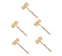 Angoily 5pcs Carpenter Hammer Compact Wood Mallet for Woodworking DIY Projects Camping