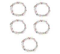 Angoily 5pcs Enamel Chain for DIY Jewelry Making Modern Women Fashion Accessories Skin Friendly Smooth Surface for Necklaces Bracelets Versatile Crafting Supplies