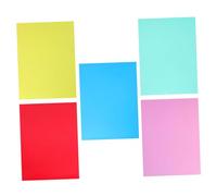 Angoily 5Pcs Frosted Matte PVC Translucent Sheets Light Dimming Overlays for Photography Reading Aid Classroom Light Filters Easy to Cut Versatile Colour Film for Home and Office Use