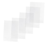 Angoily 5pcs Printable Heat Shrink Sheets for DIY Crafts Semi Transparent Sanded Film for Art Projects Compatible with Heat Gun and Oven Craft Making Material