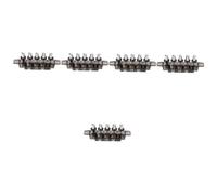 Angoily 5pcs Range Hood Pushbutton Switch Piano Type Control Knob for Exhaust Fan Easy Install Switch Knobs