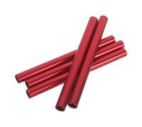 Angoily 5pcs Red Aluminum Tent Pole Repair Tube Connector Sleeves Universal Tent Accessories for Outdoor Camping Gear Replacement and Rod Parts