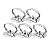 Angoily 5pcs Stainless Steel Pot Lid Knob Set Universal Replacement Pot Handle Comfortable to Hold Kitchen Pan Cover Knobs Anti-Rust Button Fits Most Cookware