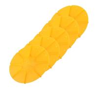 Angoily 5pcs Ways Bee Escape Disc for Beekeeping Orange round Pp Beekeeping Tool for Honey Production and Transfer Bee Colony Suitable