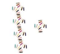 Angoily 5sets 12pcs Random Style Hexagonal Agate Necklace Pendant Charm Adorable Hanging Ornament for Jewelry Crafting and DIY Projects 12pcs*5