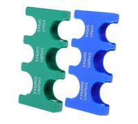 Angoily 5sets Coin Storage Holder Hard Case Coin Organizer with Slots for Wallet Compact Design Blue and Green High Capacity Plastic Dispenser 2pcs*5