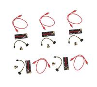 Angoily 5sets Pci-e to Adapter Extension Cable for Graphics Card Pcie Mining Extender of Pci Express Riser Cable for Desktop