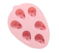 Angoily 6-Hole 3D Bunny Silicone Cake Mold for Baking and Making Cakes, Pink Cartoon Style Baking Mold for DIY Cookies and Pudding