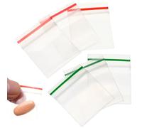 Angoily 6 Pack Self-Sealing Bag Pouch Safe Sealed Bag Pe Material Convenient Mini Size for Markets and Cafes Portable Storage Solution for Nuts and Pills 600 Pcs
