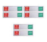 Angoily 6 Pcs Magnetic Privacy Signs for Office Door Do Not Disturb and Please Knock Indicators Restroom and Meeting Room Signboards Lettering for Home and Workplace Use