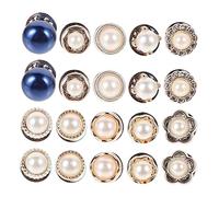 Angoily 60 pcs Decorative Snap Buttons for Clothing No Sew Hidden Breastpins for Collars and Cardigans Safe Material Fashionable Accessories for Shirts Sweaters Hats and More