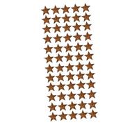 Angoily 60 Pcs Small Rusty Metal Barn Stars for Christmas Tree Decoration Vintage Rustic Country Primitives DIY Hanging Ornaments for Holiday Craft Projects and Festive Home Decor