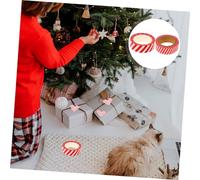 Angoily 60 Rolls Christmas Decorative Washi Tape Red Striped DIY Adhesive Paper Tapes for Gift Wrapping Party Crafts Journals Scrapbooking Stickers Safe Materials