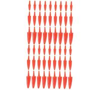 Angoily 600 pcs Red Plastic Snowman Noses for Santa Claus Dolls DIY Craft Kit Safe Material Various for Christmas Snowman Decorations and Creative Holiday Projects